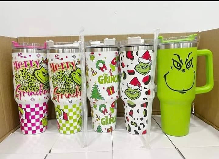 Grinch tumblers