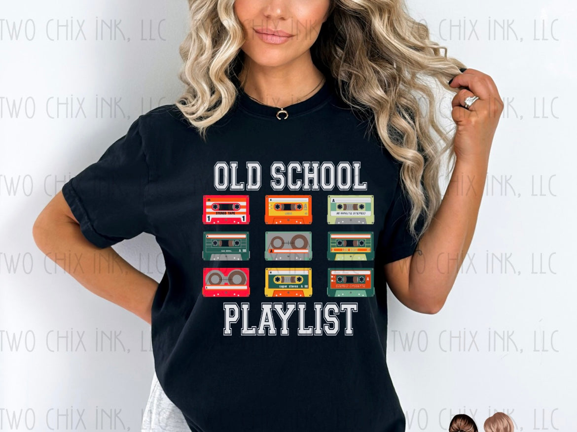 Cassette tape shirts