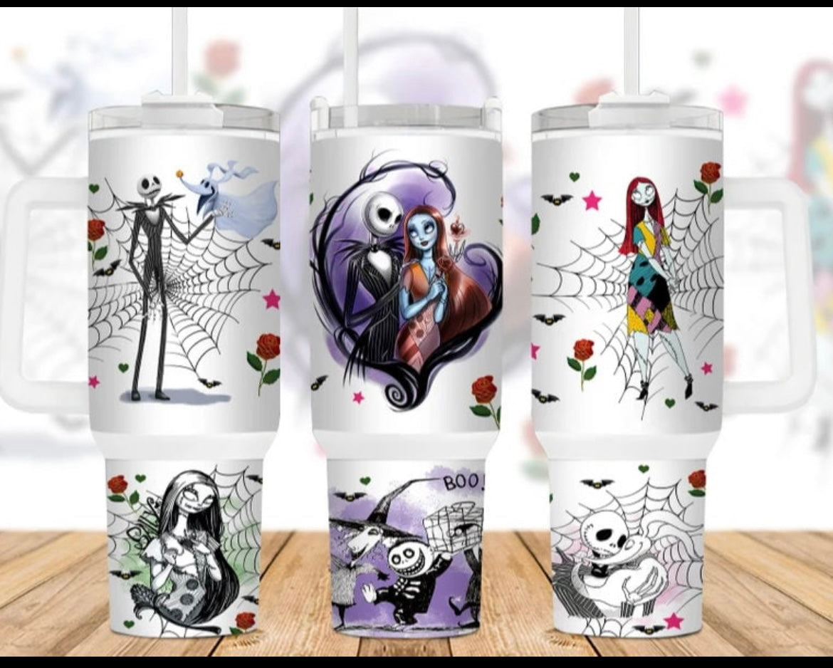 Nightmare Before Chirstmas tumblers