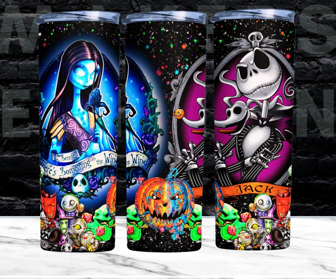 Nightmare Before Chirstmas tumblers