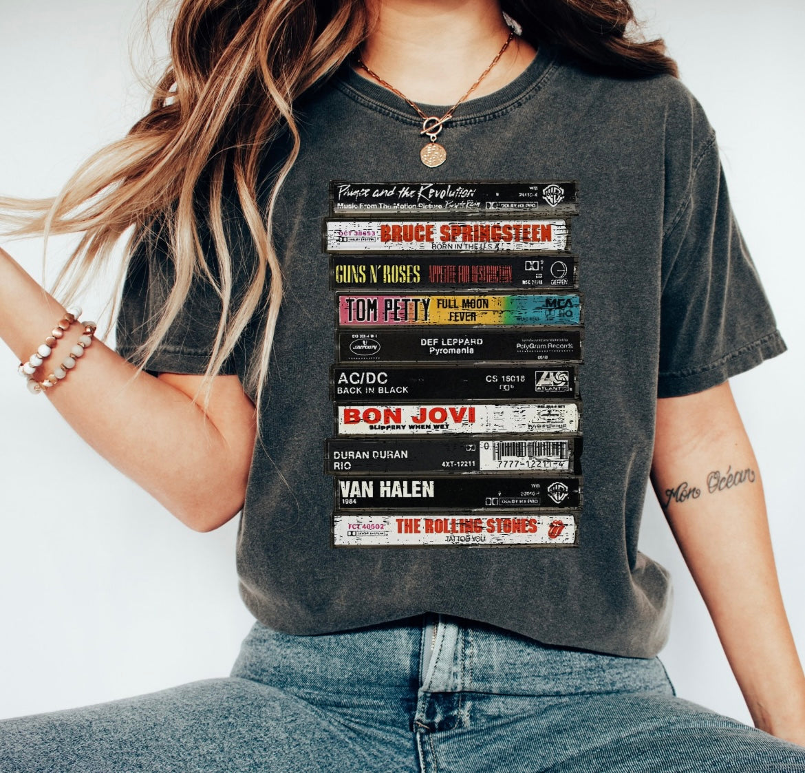 Cassette tape shirts