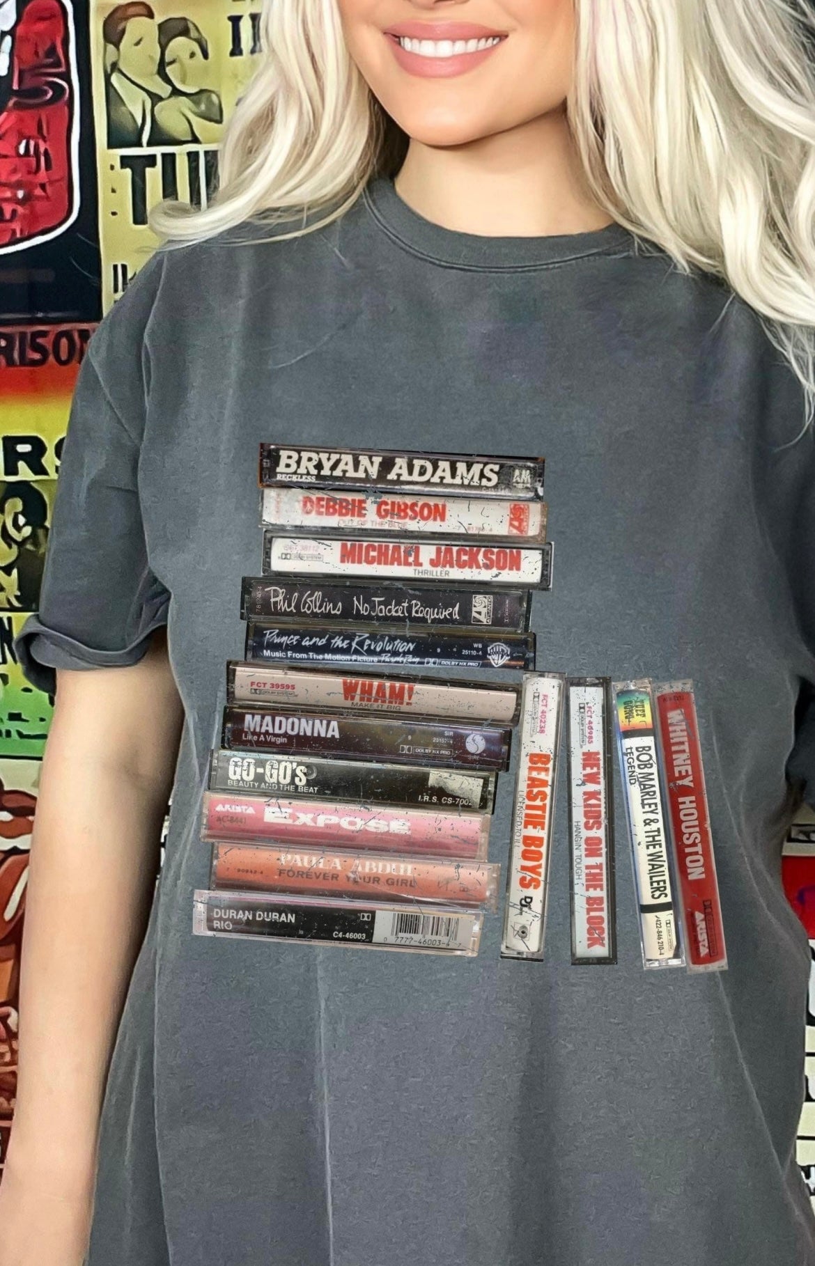 Cassette tape shirts