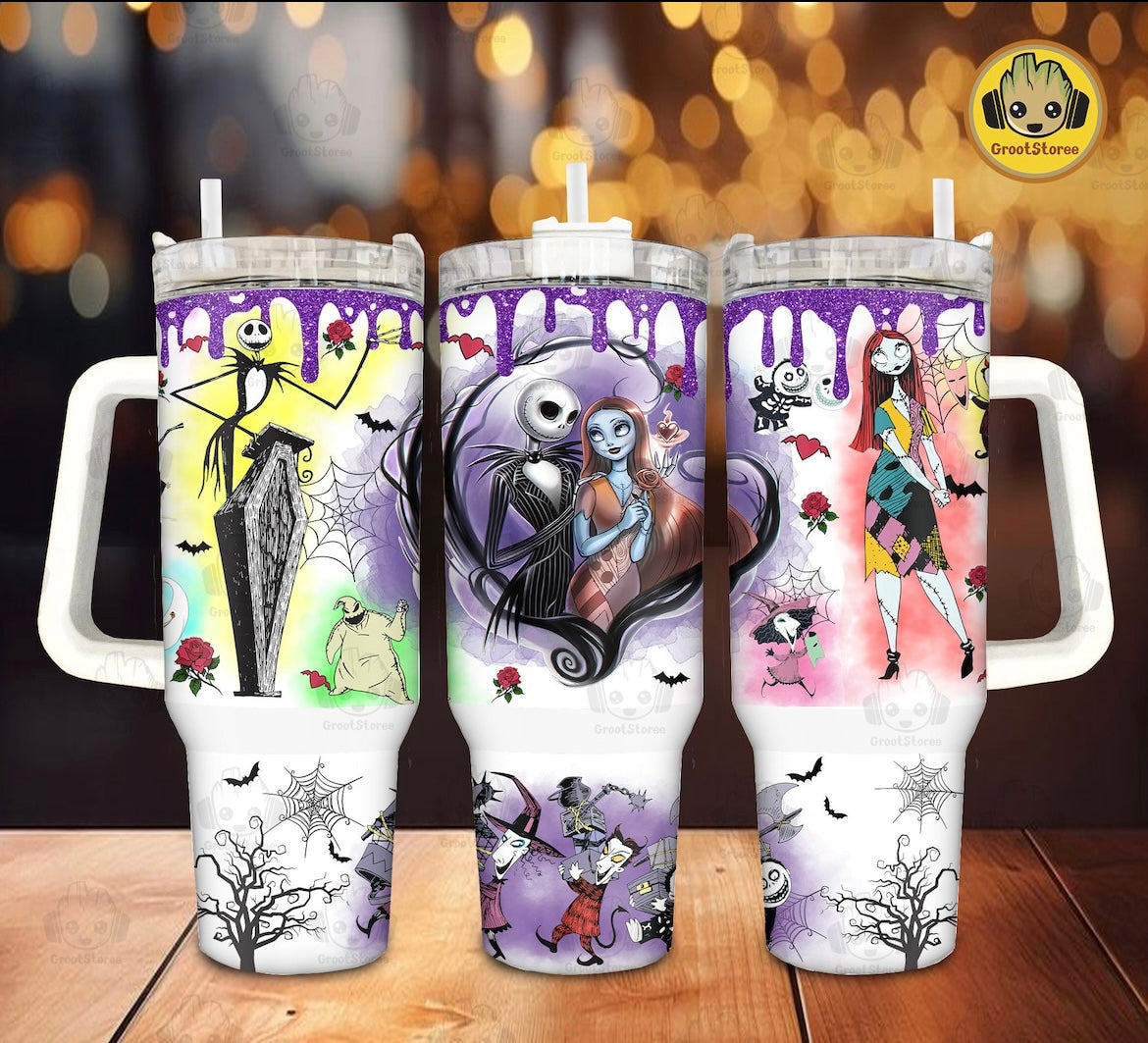 Nightmare Before Chirstmas tumblers