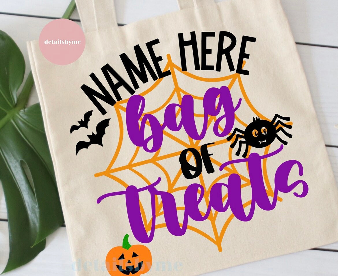 Halloween Customized Treat Bags