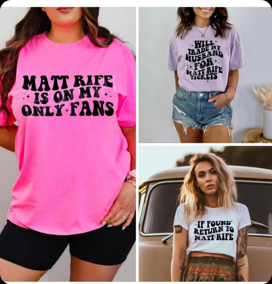 Matt Rife shirts