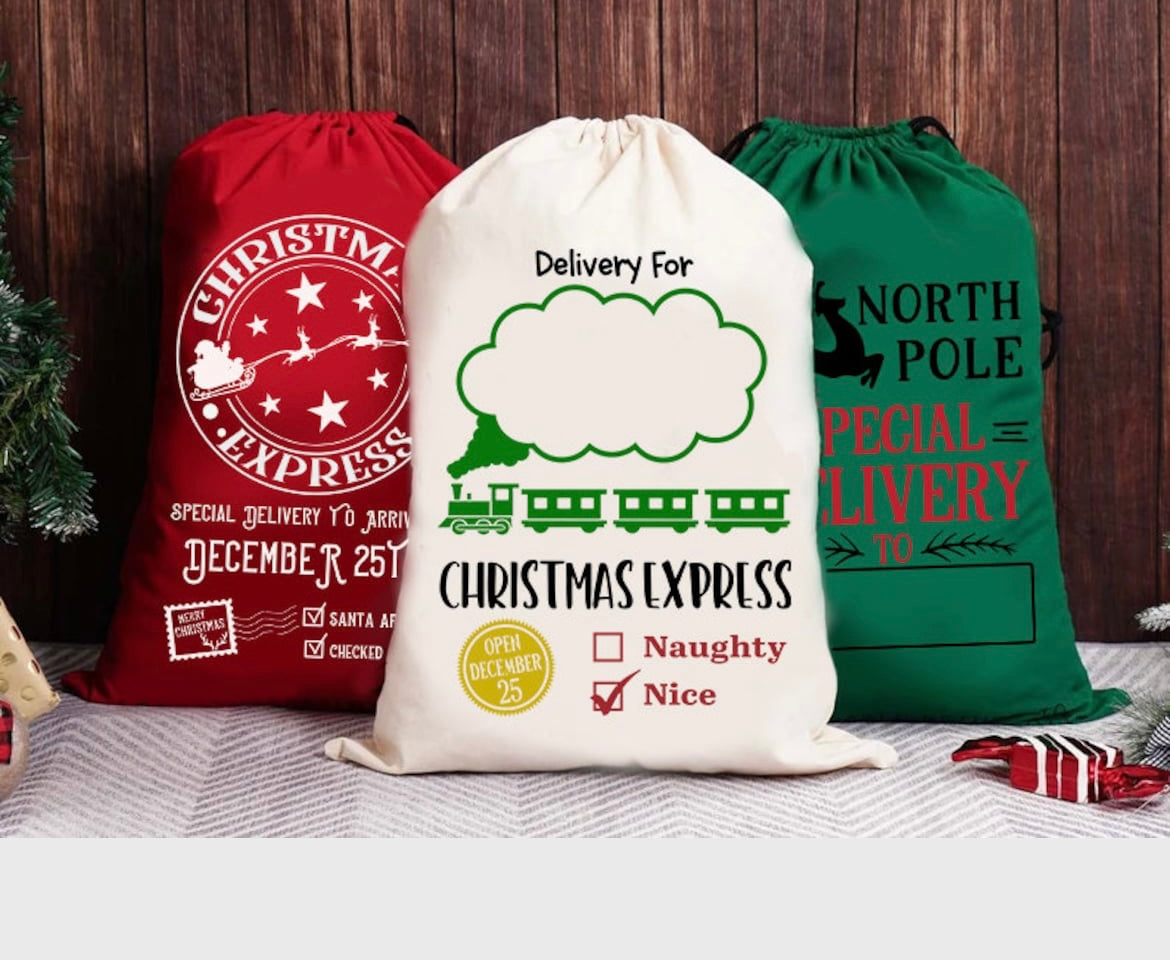 Christmas Santa Sacks-Customized