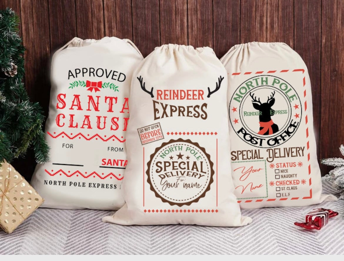 Christmas Santa Sacks-Customized