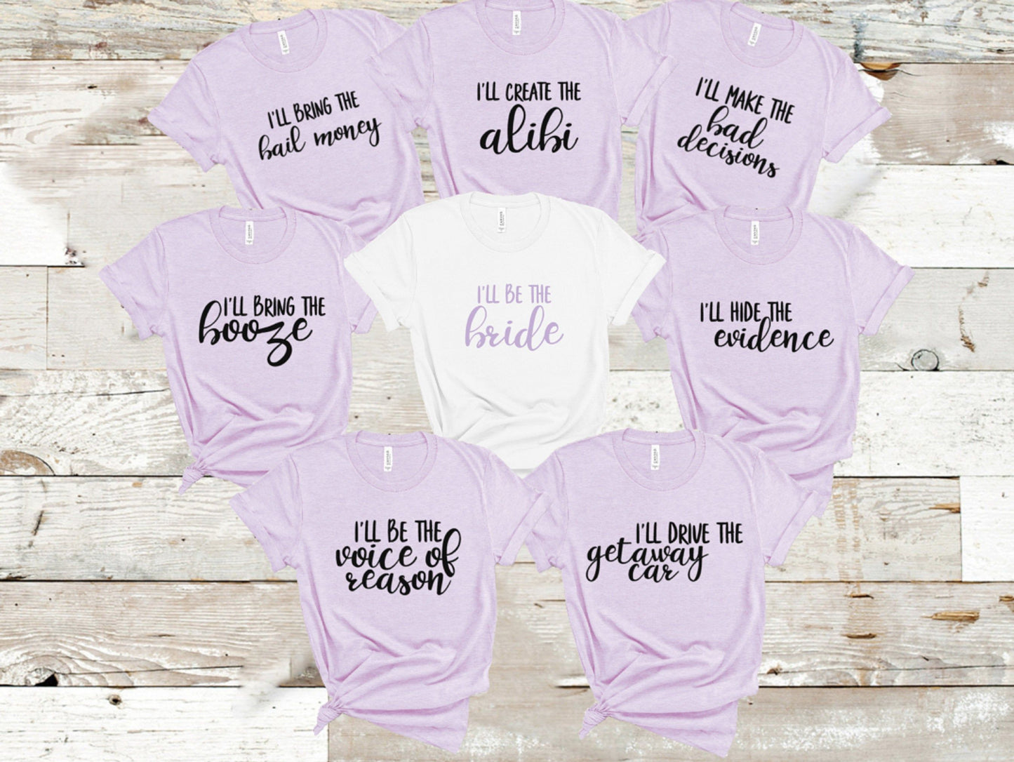 Bachelor or bachelorette Party shirts