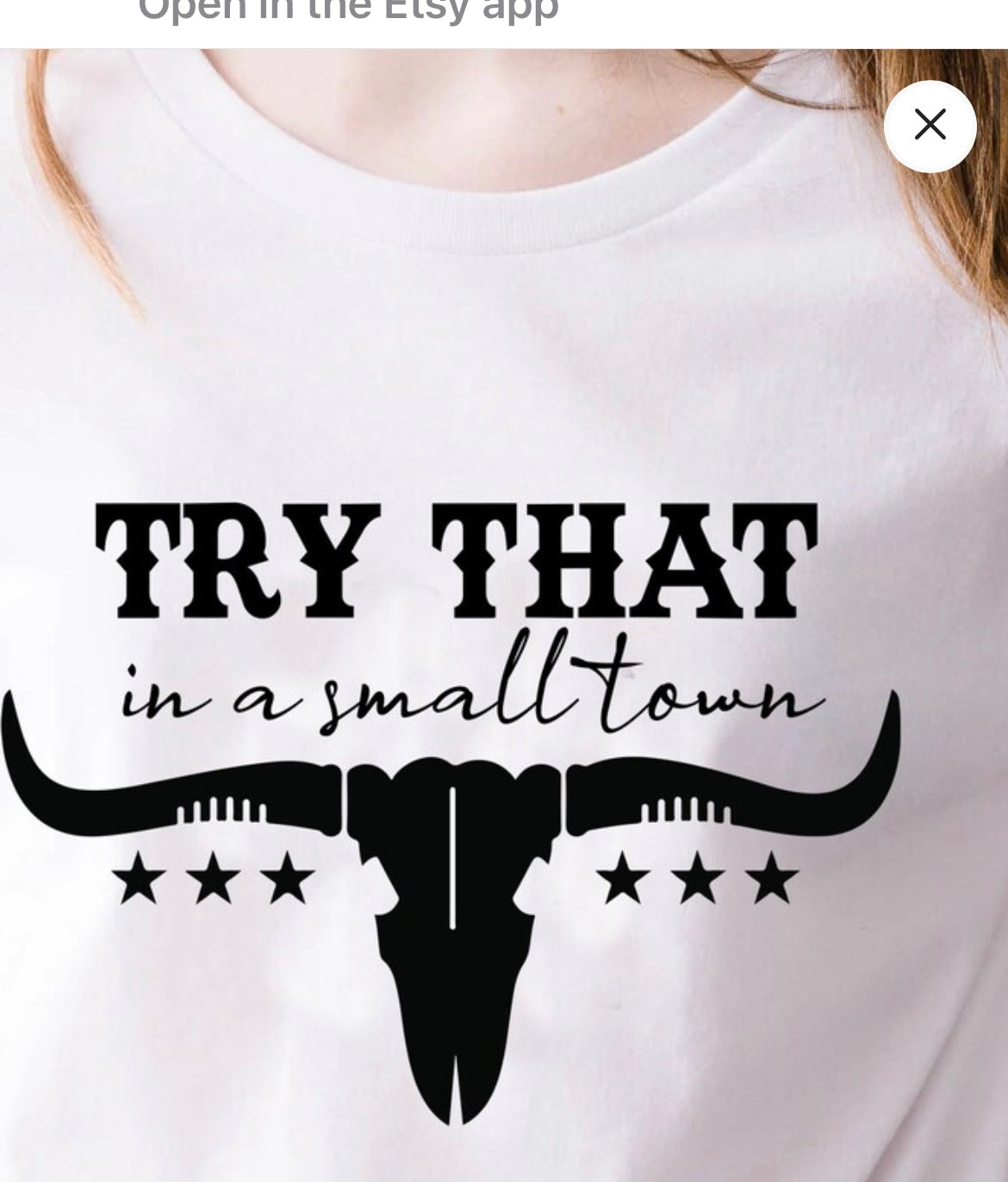 Try that in a Small-Town T-Shirts-