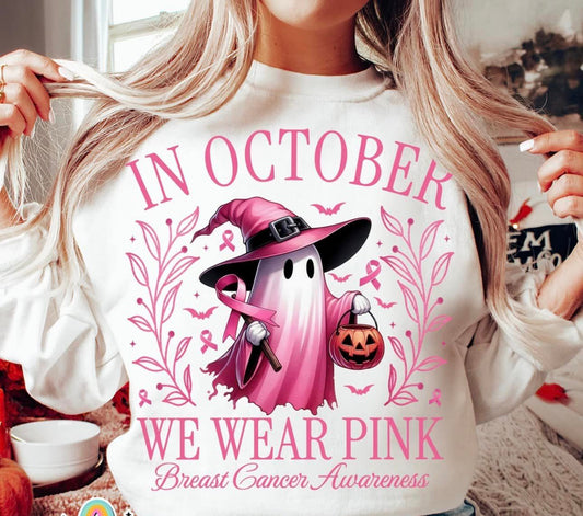 In October we wear pink