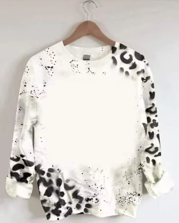 Cow print or leopard sweatshirts