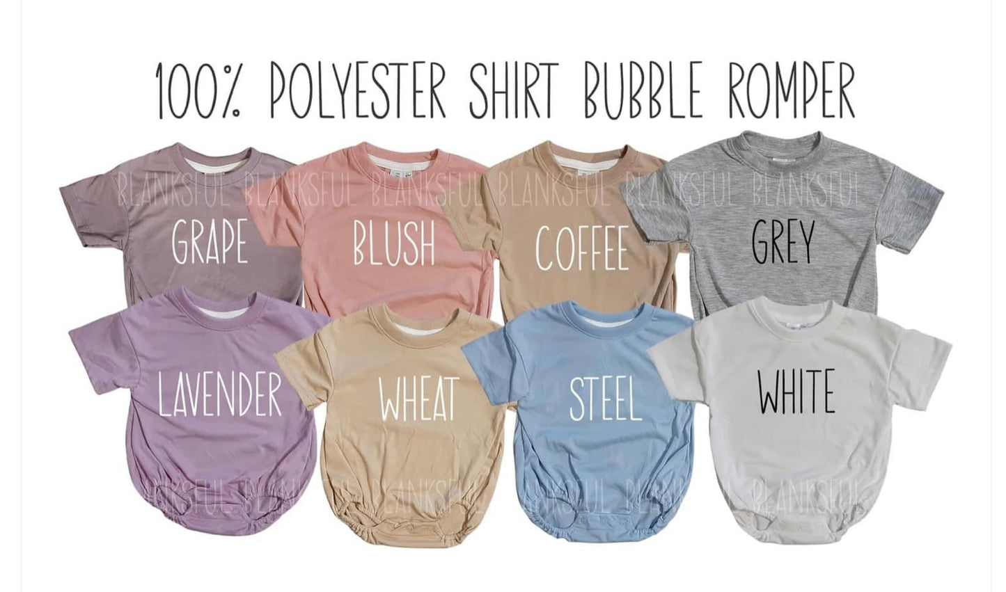 Infant Bubble Rompers