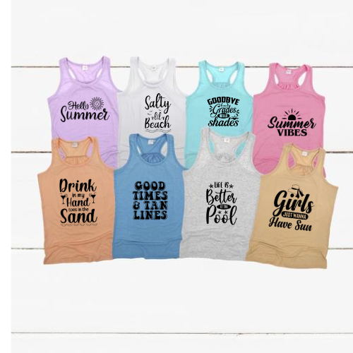 Razor Back tank tops