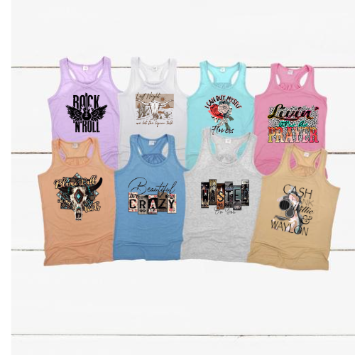 Razor Back tank tops