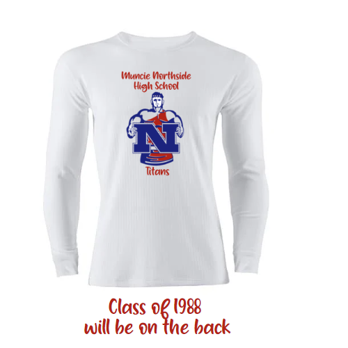 Muncie Northside High School-Class of 1988-long sleeve shirts